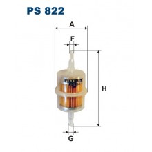 PS 822 FILTRON Фильтр топливный (WF8127 WIX)